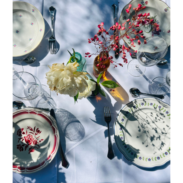Assiette Vintage et dépareillée – Image 3